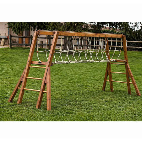 Pont amazonien équilibre aire de jeux