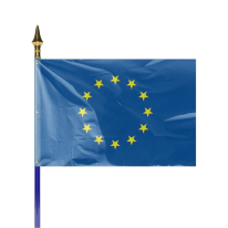 Drapeau Européen monté sur hampe