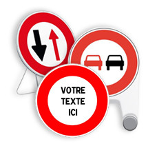 Panneaux de prescription temporaire BK | Direct Signalétique