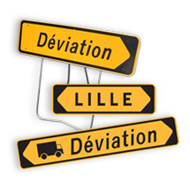 Panneaux de déviation temporaire KD | Direct Signalétique