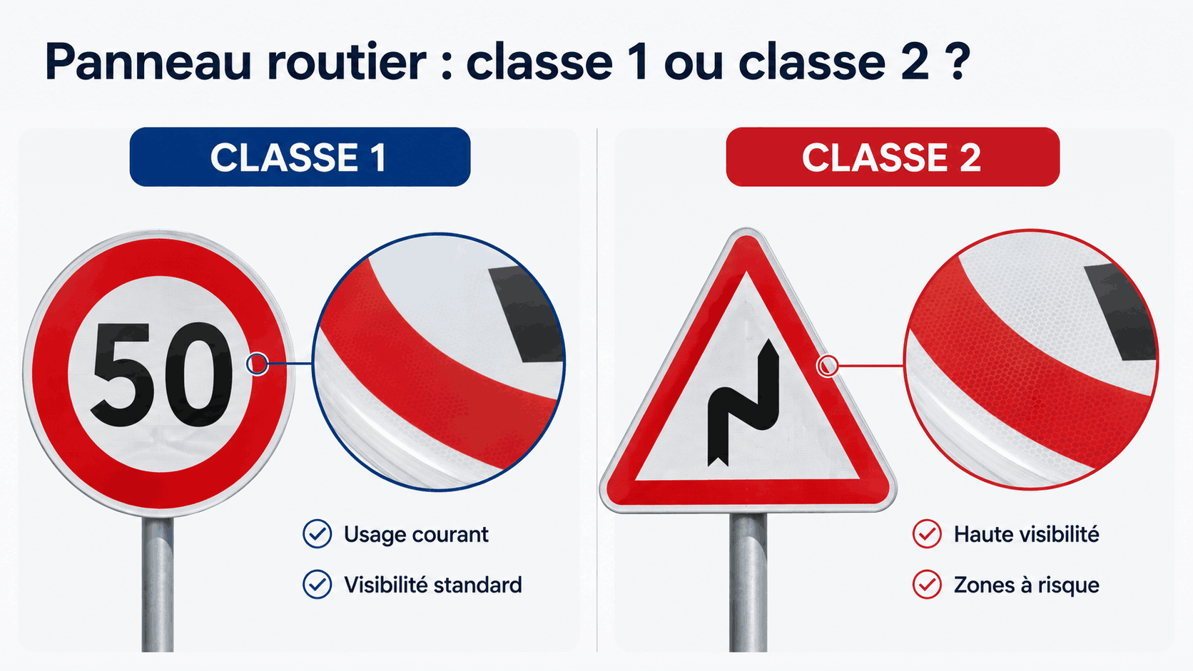 Voir nos panneaux routier