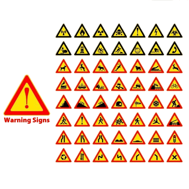 Panneau attention liste